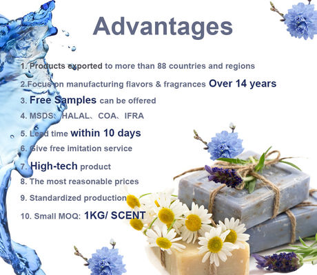 Highly Pure Soap Scent Oils Splendid Magnolia Fragrances For Making Branded Soaps