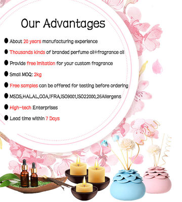Candle Making Aromatherapy Fragrances Flower Fragrance Oil For Diffuser