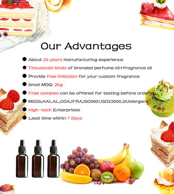 Long Lasting Flavor And Fragrances Food Flavor For Bakery/Cake Making